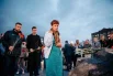Возложение цветов в память о погибших земляках.