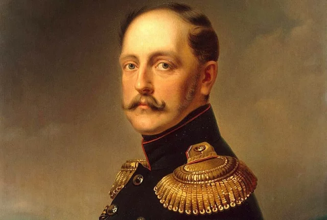 Портрет имератора Николая I, 1852 г. Художник Франц Крюгер.