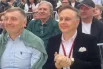 Присутствовали на концерте и директор Государственного академического театра имени Евгения Вахтангова Кирилл Крок и пластический хирург Казбек Кудзаев.