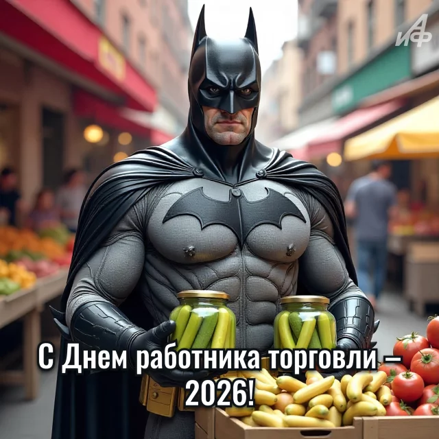добрая открытка с Днем работников торговли для друзей