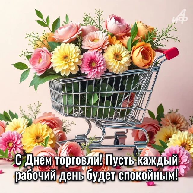 открытка продавцам и консультантам с Днем торговли