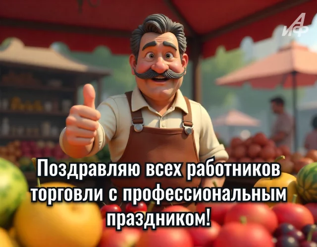 открытка продавцам и консультантам с Днем торговли