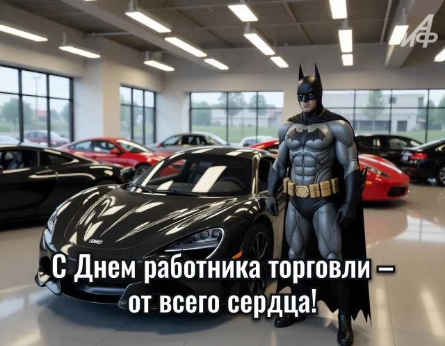 добрая открытка с Днем работников торговли для друзей
