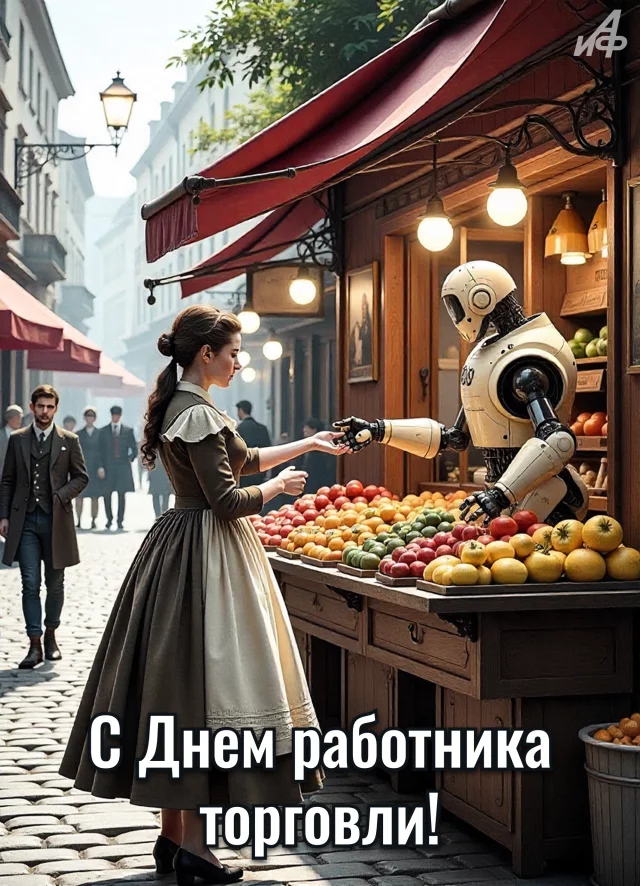 открытки с Днем работников торговли скачать бесплатно