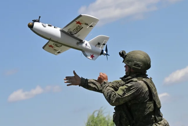 Боевая работа расчета БПЛА «Сокол-И» группировки войск «Центр» на добропольском направлении СВО.