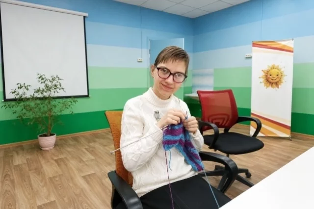 Татьяна Казилирова за своим любимым занятием.