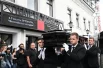 Церемония прощания с народным артистом России Юрием Смирновым в Театре на Таганке в Москве.