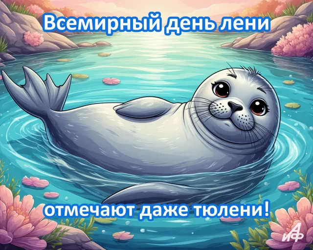 всемирный день лени открытка