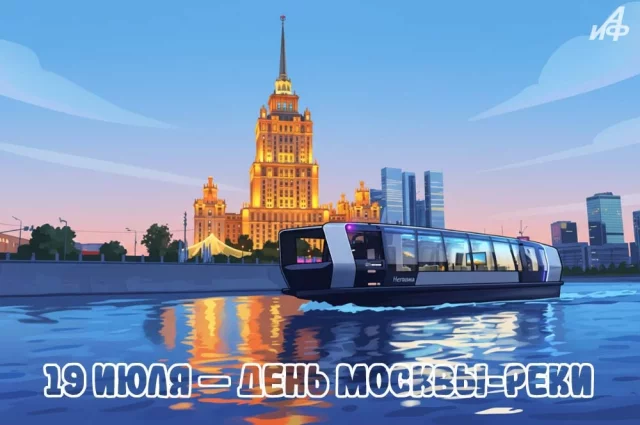 День Москвы-реки открытка с лучшими видами столицы России