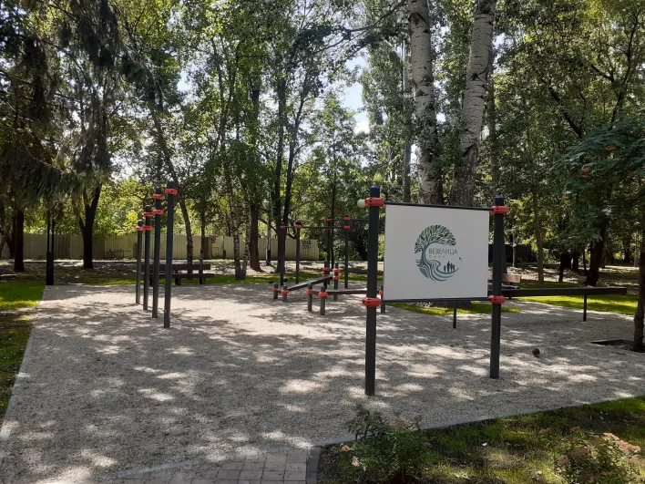 Площадка для воркаута.