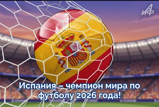 Испания чемпион мира по футболу 2026 открытка для болельщиков