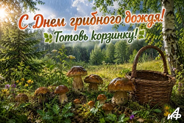 с днем грибного дождя