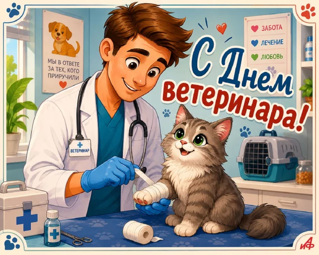 день ветеринара открытка к празднику