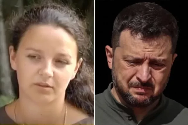 Юлия Драпатая и Владимир Зеленский. 