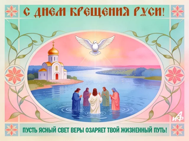День Крещения Руси открытки и картинки