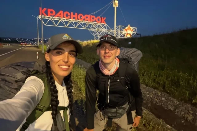 Паша и Тома дошли до Красноярска 21 июля. 