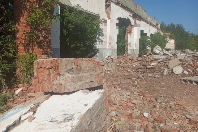 Место, где под завалами погиб 13-летний школьник