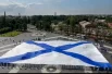 В Кронштадте развернули Андреевский флаг. 