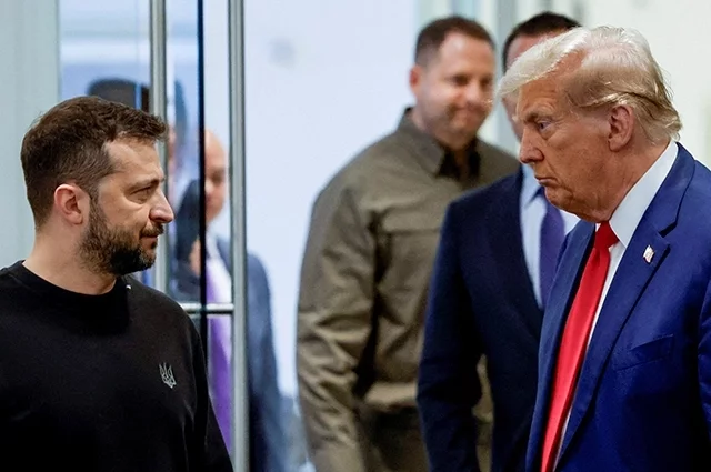 Владимир Зеленский и Дональд Трамп.