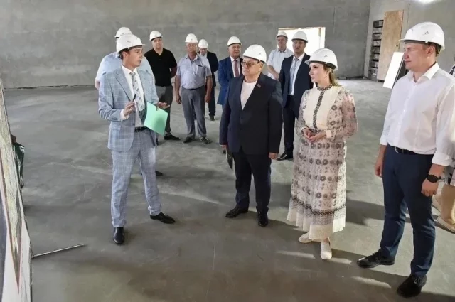 Строительство объекта выходит на финишную прямую.