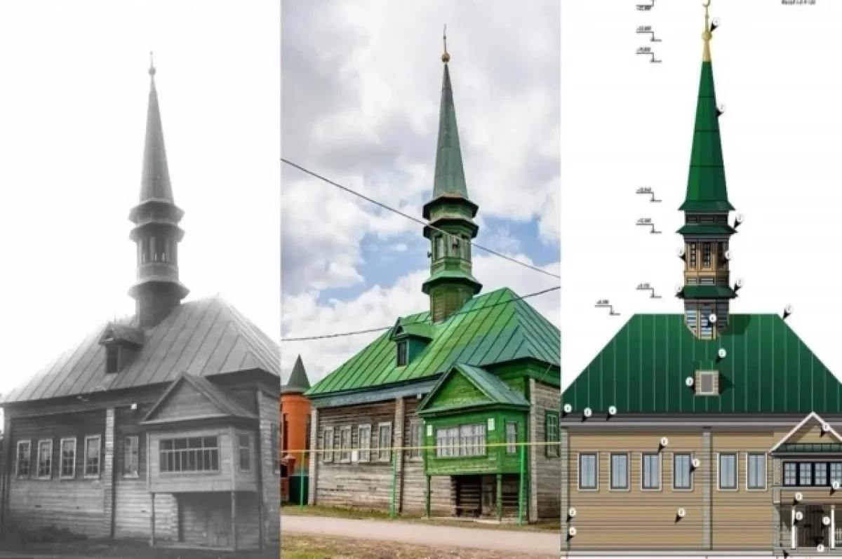 Мечеть построена в селе Асан-Елга Кукморского района Татарстана в 1742 году