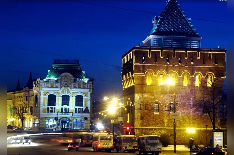 Дмитриевская башня Нижегородского Кремля.
