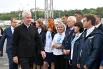 Юбилейный 3000-й электробус с памятной оклейкой в этот же день вышел на городской маршрут № 119, связывающий Киевский вокзал со станцией метро «Нагорная».