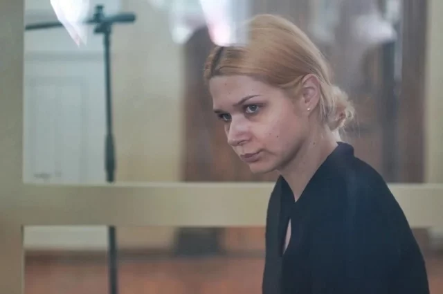 Екатерина Тархова на скамье подсудимых.
