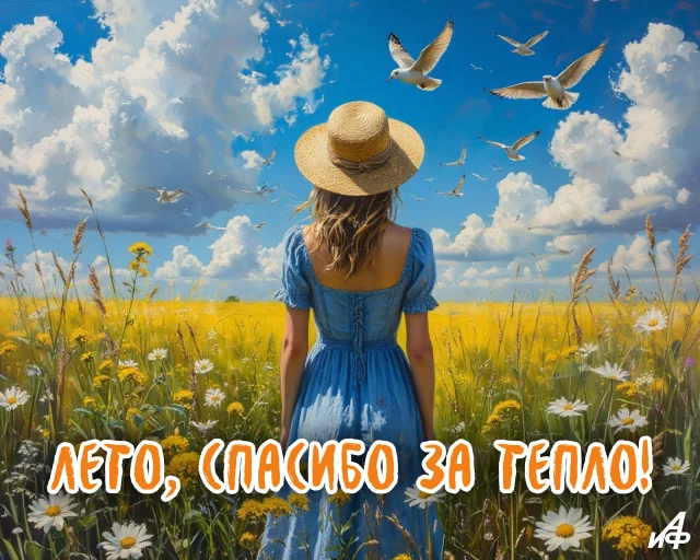 открытка с последним днем лета для друзей