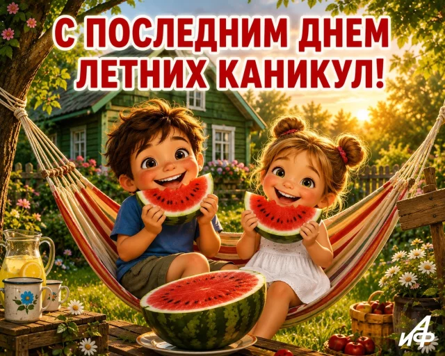 открытка с последним днем лета