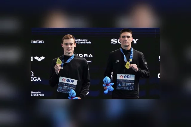 4 августа дуэт Никиты Шлейхера и Руслана Тернового завоевал золотые медали в синхронных прыжках с 10-метровой вышки, набрав 443,82 балла — лучший результат среди всех участников.