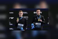 4 августа дуэт Никиты Шлейхера и Руслана Тернового завоевал золотые медали в синхронных прыжках с 10-метровой вышки, набрав 443,82 балла — лучший результат среди всех участников.