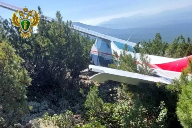 Самолет выполнял полет по изучению обстановки с лесными пожарами