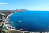 Судак в Крыму летом. 