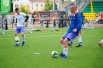 Футболисты боролись за лучший гол. 