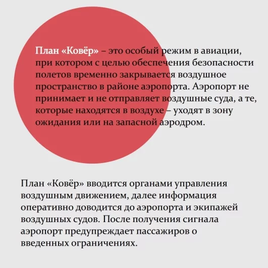 Что такое план «Ковёр»?