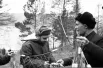 Порыбачить на Байкале Фиделю Кастро помешал шторм, но местные рыбаки угостили его ухой и подарили сеть
