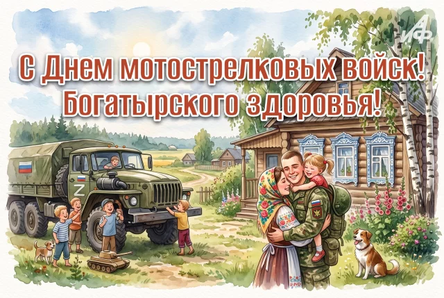 Красивая картинка С Днем мотострелковых войск России