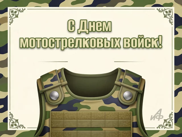 Открытка для мужчины С Днем мотострелковых войск