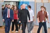 Новый четырехэтажный корпус школы № 1517 на улице Генерала Глаголева площадью 7,5 тысячи квадратных метров построили по индивидуальному проекту для старшеклассников.