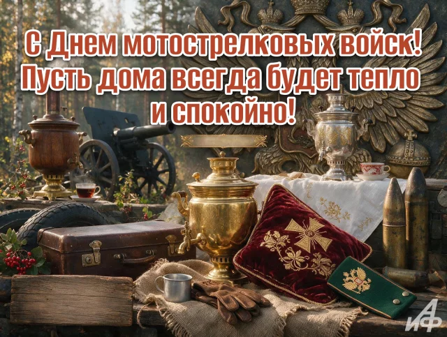 &nbsp;Открытка с Днем мотострелковых войск России