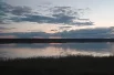 Закат в деревне Луда. Архангельская область, Приморский район.