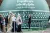 Работает иммерсивный купол с панорамными экранами для виртуальных прогулок по Абу-Даби, зона примерки национальных костюмов и нанесения узоров хной.
