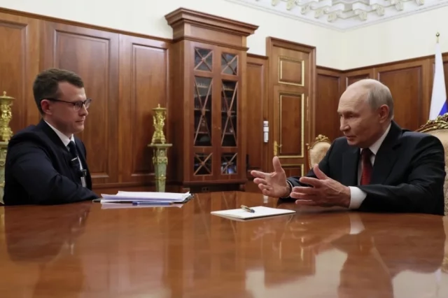 22 августа 2026. Президент РФ Владимир Путин отвечает на вопросы журналиста Павла Зарубина.