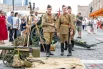 На Поклонной горе в день фестиваля прошла выставка военного оружия «Поле славы». Гостям показали образцы 1940-х годов.