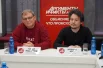 Режиссер и автор инсценировки спектакля «Гостиница Астория» Павел Каштанов и игрок «Что? Где? Когда?» Михаил Мун