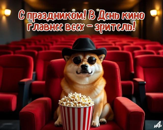 с днем российского кино открытка с юмором