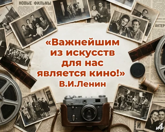 с днем кино открытка цитата Ленина
