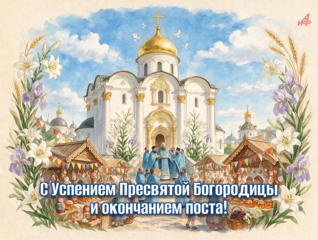 Успение Богородицы открытки для чатов