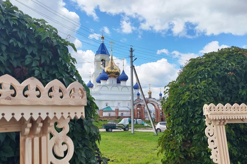 Спасо-Преображенский храм построен в XVII веке при Пожарском.